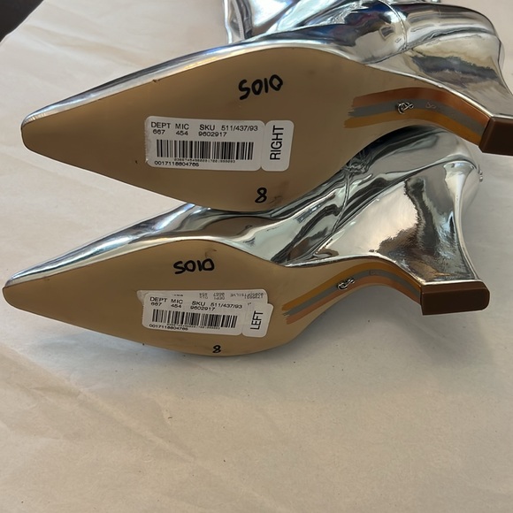 SAME EDELMAN VANCE 2 METALLIC TALL DRESS BOOT. - Picture 15 of 16